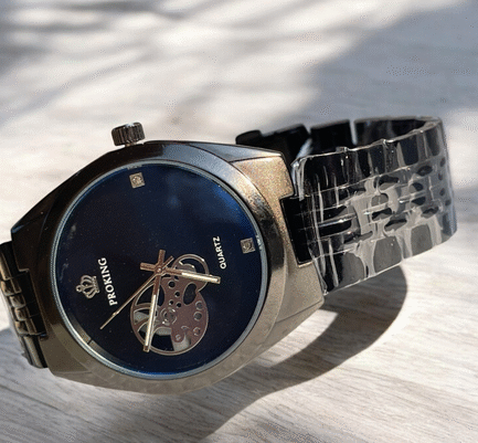 PROKING Ultimate Black steel Chain Watch
