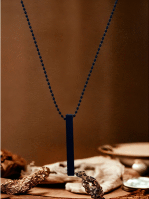 Stylish Steel Bar Black Chain for Boys