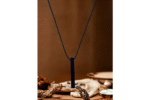 Stylish Steel Bar Black Chain for Boys
