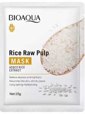 Bio aqua Rice Raw Pulp Face Mask Sheet